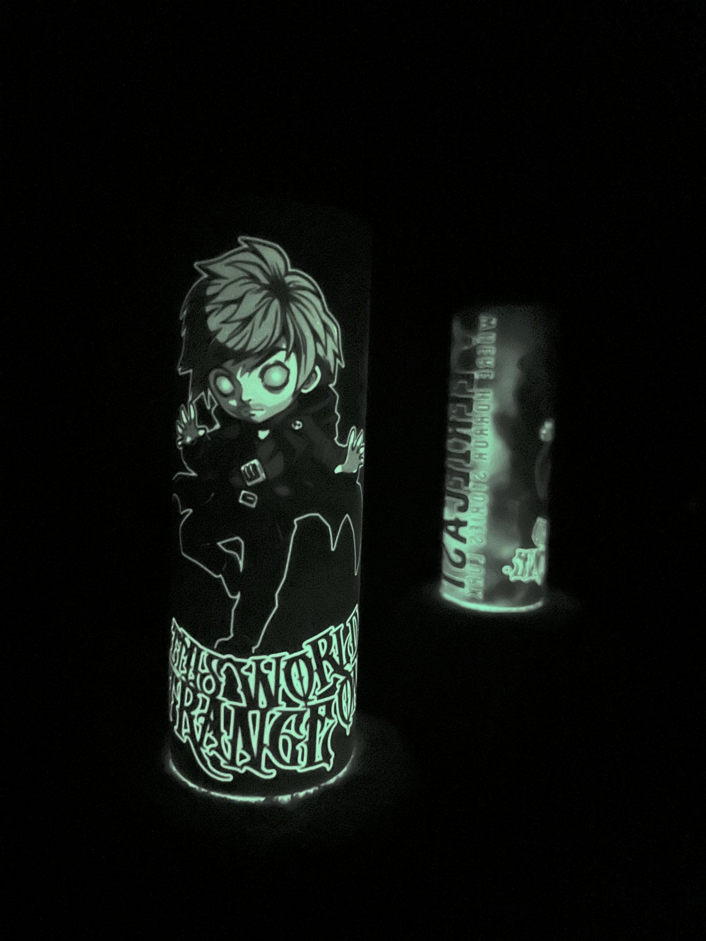 Green Glow-in-the-Dark This World is a Strange One Tumbler
