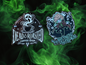 Enamel Glow in the Dark Pin Set