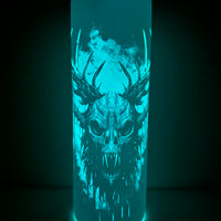 Wendigo Blue Glow-in-the-Dark EERIECAST 20 Ounce Stainless Steel Tumbler