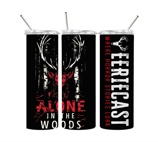 Alone in the Woods 20 Ounce Tumbler