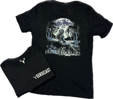 Freaky Folklore EERIECAST Branded T-Shirt (Unisex)